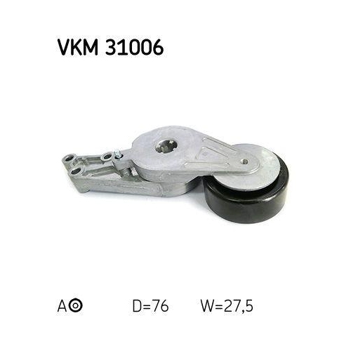 Spannrolle, Keilrippenriemen SKF VKM 31006 für AUDI SEAT SKODA VW, oben