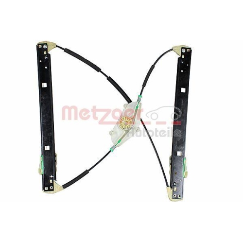 Fensterheber METZGER 2160743 GREENPARTS für AUDI VAG, hinten links