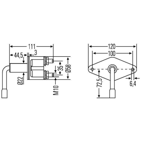 Hauptschalter, Batterie HELLA 6EK 001 559-001 für AUDI IVECO MACK MAN SCANIA VW