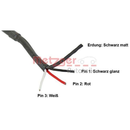 Sensor, Nockenwellenposition METZGER 0903207 für OPEL