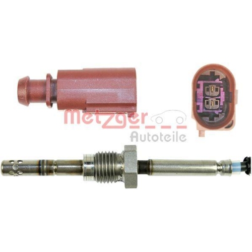 Sensor, Abgastemperatur METZGER 0894019 ORIGINAL ERSATZTEIL für AUDI