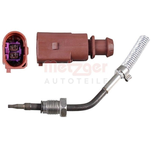 Sensor, Abgastemperatur METZGER 08941003 ORIGINAL ERSATZTEIL GREENPARTS für AUDI