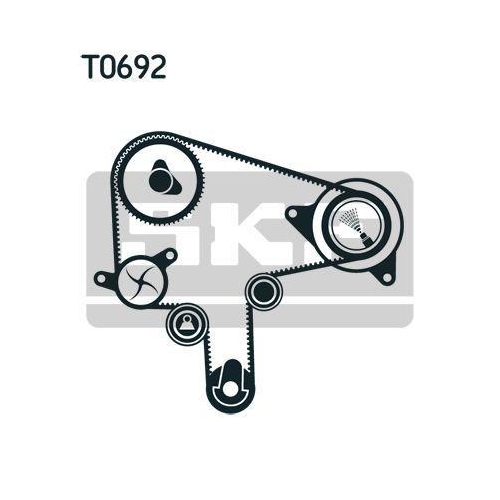 Zahnriemensatz SKF VKMA 94619 für MAZDA