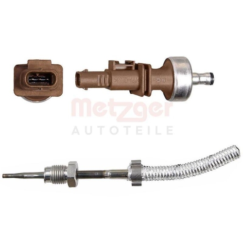 Sensor, Abgastemperatur METZGER 08941007 ORIGINAL ERSATZTEIL für AUDI SEAT SKODA