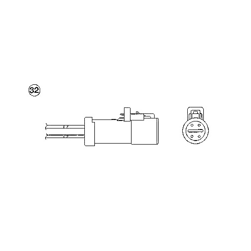 Lambdasonde NGK 0383 für FORD