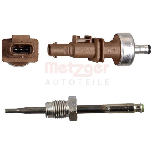 Sensor, Abgastemperatur METZGER 08941009 ORIGINAL ERSATZTEIL GREENPARTS für AUDI