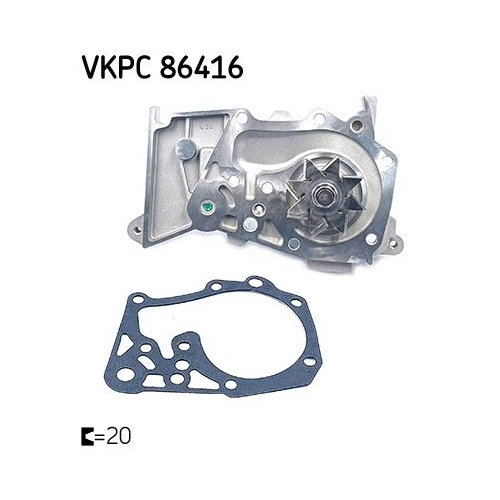 Wasserpumpe, Motorkühlung SKF VKPC 86416 für NISSAN RENAULT DACIA