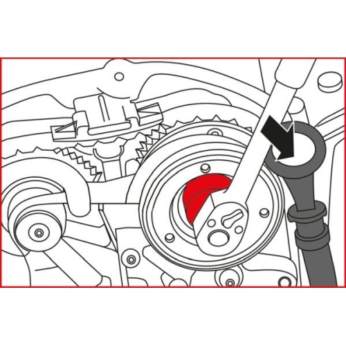 Montagewerkzeug, Nockenwelle KS TOOLS 400.4326 für