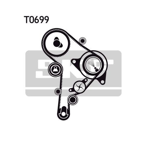 Zahnriemensatz SKF VKMA 01251 für AUDI FORD SEAT SKODA VW