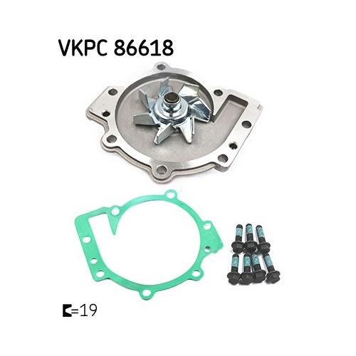 Wasserpumpe, Motorkühlung SKF VKPC 86618 für FORD RENAULT VOLVO