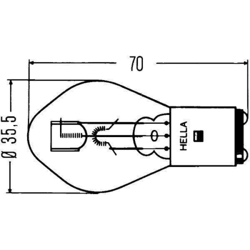 Glühlampe HELLA 8GD 002 084-151 STANDARD für CLAAS