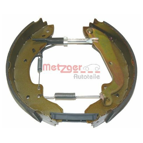 Bremsbackensatz METZGER MG 383V für CITROËN PEUGEOT, Hinterachse