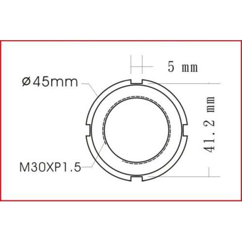 Nutmutternschlüssel KS TOOLS 460.0610 für