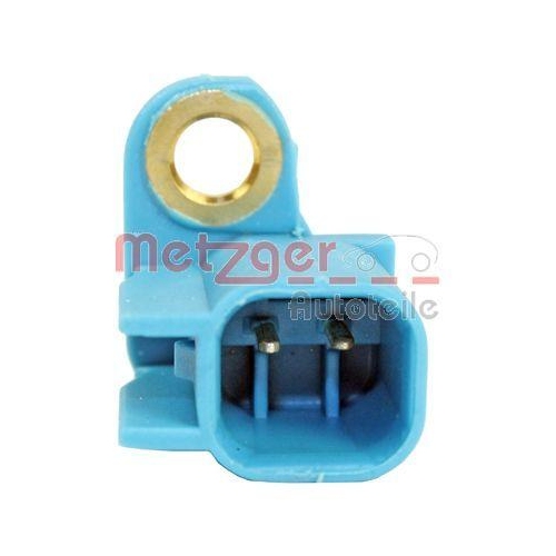 Sensor, Raddrehzahl METZGER 0900222 GREENPARTS für VOLVO, Hinterachse