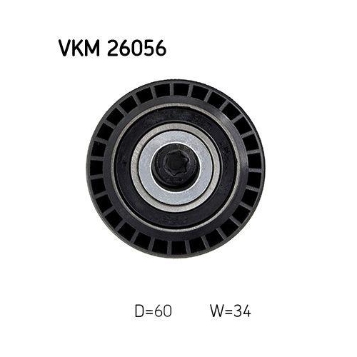 Umlenk-/Führungsrolle, Zahnriemen SKF VKM 26056 für VOLVO