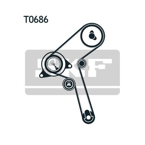 Zahnriemensatz SKF VKMA 92519 für NISSAN