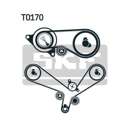 Zahnriemensatz SKF VKMA 01152 für AUDI SEAT SKODA VW