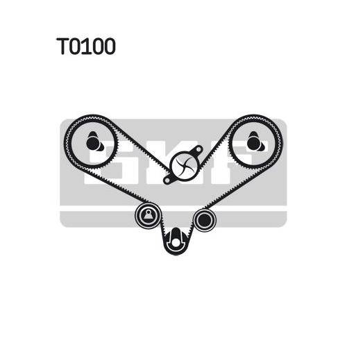 Zahnriemensatz SKF VKMA 01200 für AUDI FORD VW