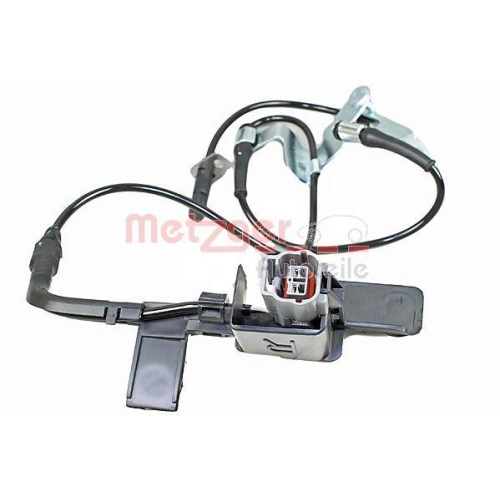 Sensor, Raddrehzahl METZGER 09001036 für MAZDA, Vorderachse rechts