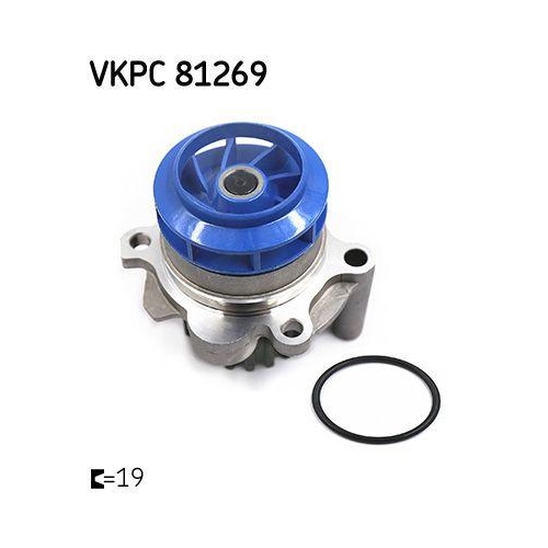 Wasserpumpe SKF VKPC 81269 für AUDI SEAT SKODA VW