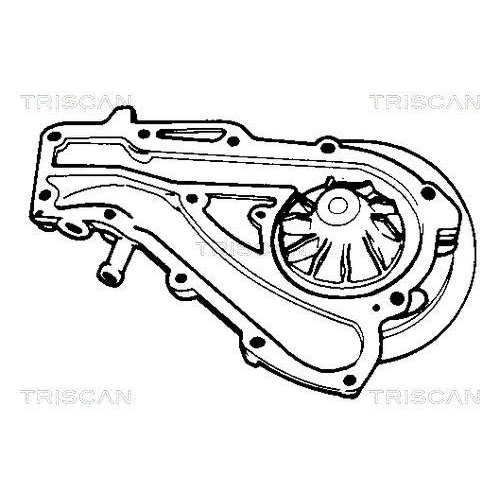 Wasserpumpe, Motorkühlung TRISCAN 8600 25814 für RENAULT