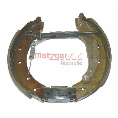 Bremsbackensatz METZGER MG 584V für, Hinterachse