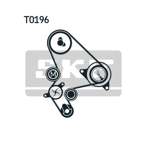 Wasserpumpe + Zahnriemensatz SKF VKMC 03248 für CITROËN FIAT FORD LANCIA MAZDA