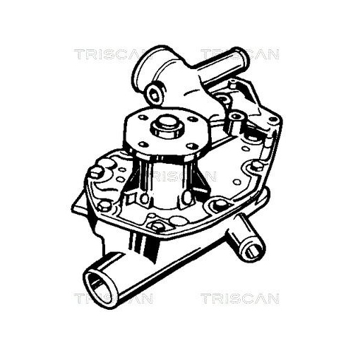 Wasserpumpe, Motorkühlung TRISCAN 8600 27105 für RENAULT VOLVO DACIA