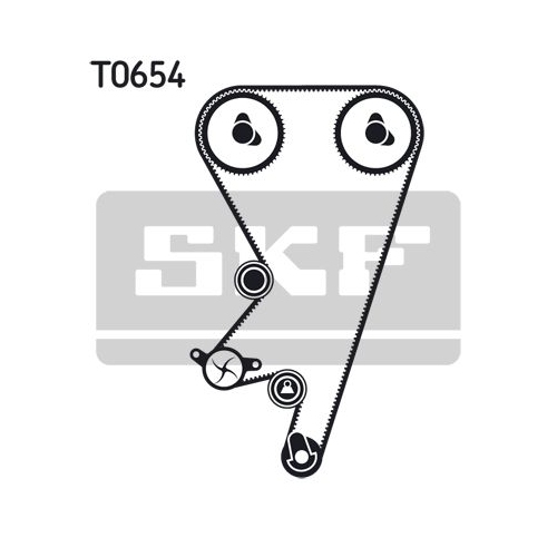 Wasserpumpe + Zahnriemensatz SKF VKMC 05202 für OPEL VAUXHALL CHEVROLET DAEWOO