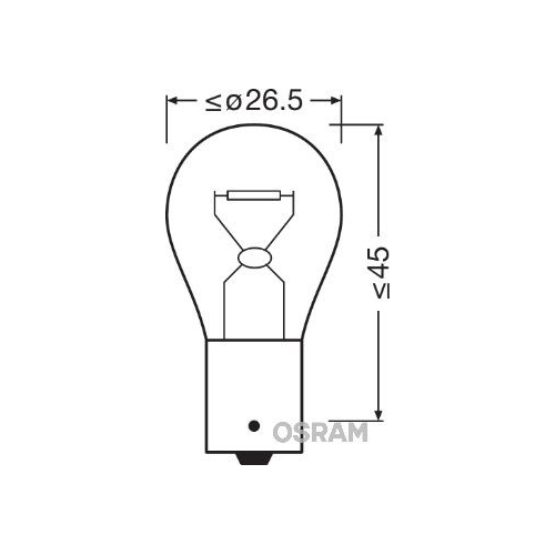 Glühlampe, Blinkleuchte OSRAM 7507ULT ULTRA LIFE für, Fahrzeugheckklappe, hinten