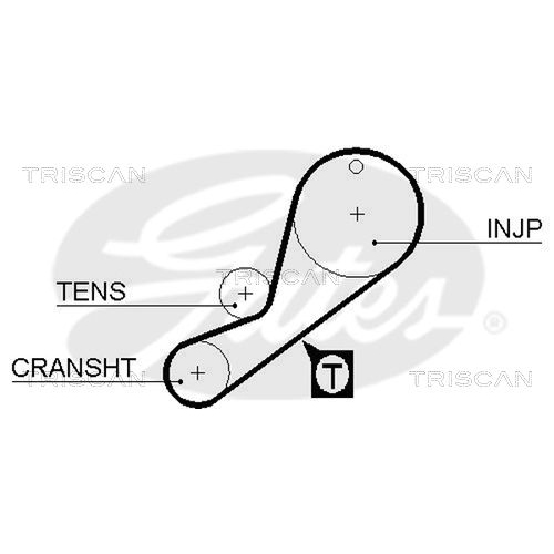 Zahnriemensatz TRISCAN 8647 10018 für FORD