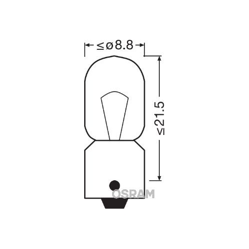 Glühlampe, Blinkleuchte OSRAM 3893 ORIGINAL für, hinten, seitlicherEinbau