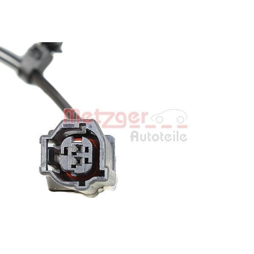 Sensor, Raddrehzahl METZGER 09001056 für MAZDA, Vorderachse