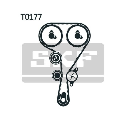Zahnriemensatz SKF VKMA 06104 für NISSAN OPEL RENAULT VAUXHALL DACIA