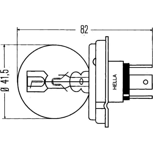 Glühlampe HELLA 8GD 002 088-071 STANDARD