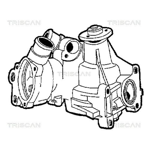 Wasserpumpe, Motorkühlung TRISCAN 8600 23002 für MERCEDES-BENZ SSANGYONG DAEWOO