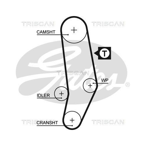Zahnriemensatz TRISCAN 8647 29031 für