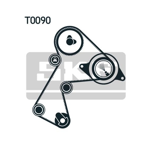 Zahnriemensatz SKF VKMA 06113 für MITSUBISHI OPEL RENAULT VAUXHALL VOLVO DACIA