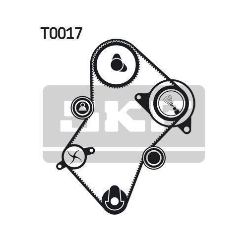 Zahnriemensatz SKF VKMA 03240 für CITROËN FIAT LADA PEUGEOT ROVER SUZUKI TALBOT