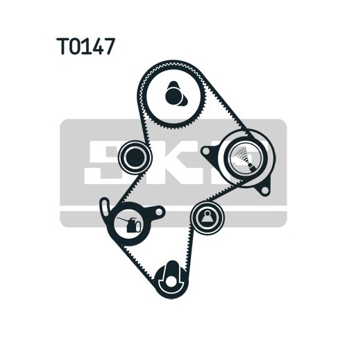 Zahnriemensatz SKF VKMA 06114 für MITSUBISHI OPEL RENAULT VAUXHALL VOLVO DACIA