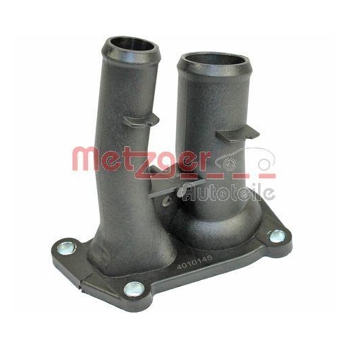 Kühlmittelflansch METZGER 4010145 für FORD, Thermostat