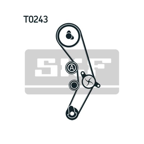 Wasserpumpe + Zahnriemensatz SKF VKMC 01936 für AUDI SEAT SKODA VW