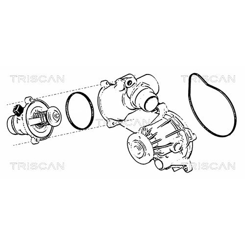 Wasserpumpe, Motorkühlung TRISCAN 8600 11016 für BMW