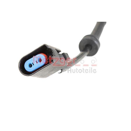 Sensor, Raddrehzahl METZGER 0900360 für FORD, Hinterachse links