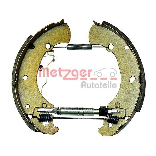 Bremsbackensatz METZGER MG 717V für, Hinterachse