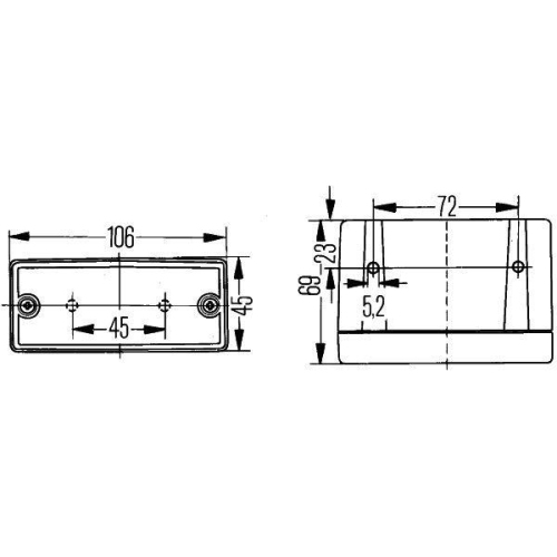 Rückfahrleuchte HELLA 2ZR 006 609-087 für AUWÄRTER IVECO MAN MITSUBISHI RENAULT