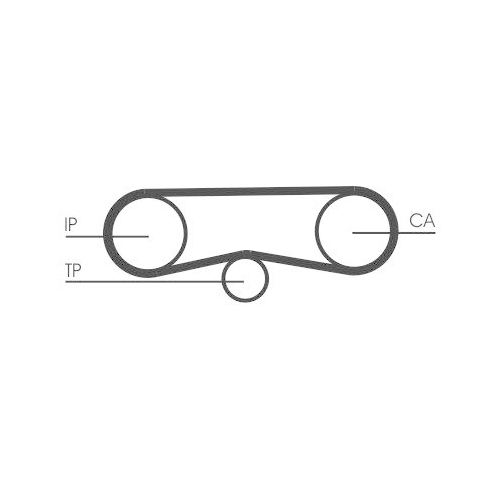 Zahnriemen CONTINENTAL CTAM CT1018 für AUDI VW