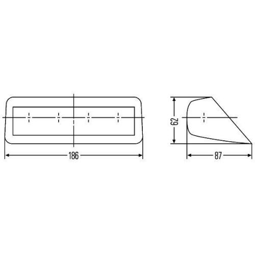 Zusatzbremsleuchte HELLA 2DA 007 428-007 für CITROËN LADA NISSAN SKODA KIA