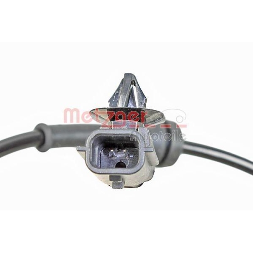 Sensor, Raddrehzahl METZGER 09001085 für NISSAN, Vorderachse