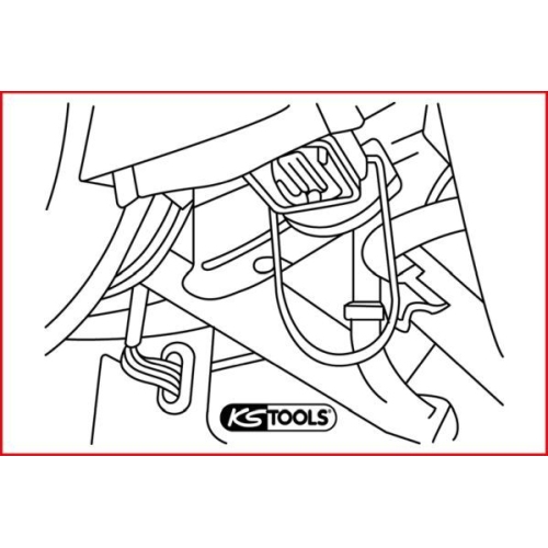 Abzieher, Lenkrad-Distanzhülse KS TOOLS 500.1310 für